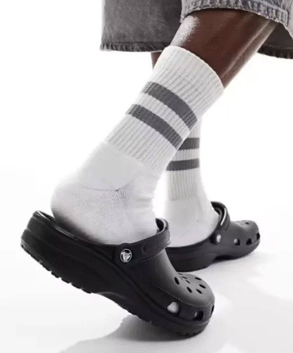 ⁦كروكس رجالي Crocs اسود⁩ - الصورة ⁦4⁩